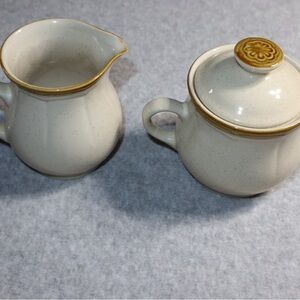 vintage Crown Manor Desert Winds creamer and sugar bowl set